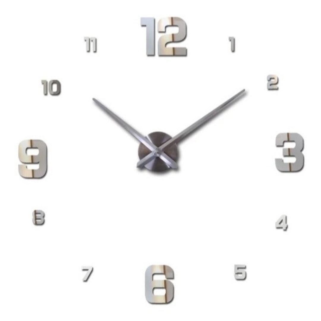 Reloj De Pared 3d Adhesivo Acrílico - LineHomeCol