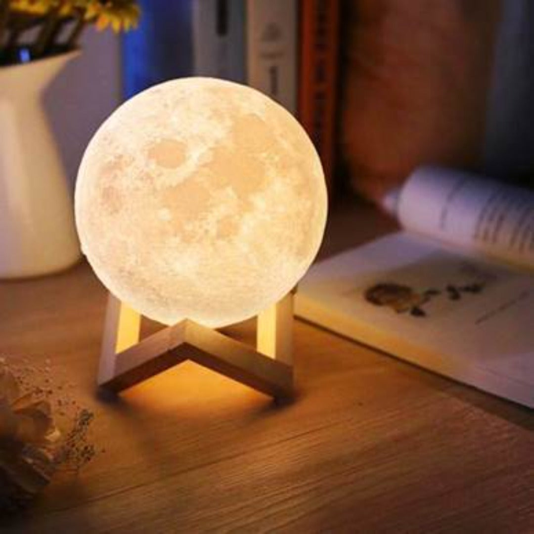 Lámpara Decorativa Luna 3D - LineHomeCol